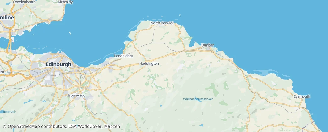 East Lothian — 地图