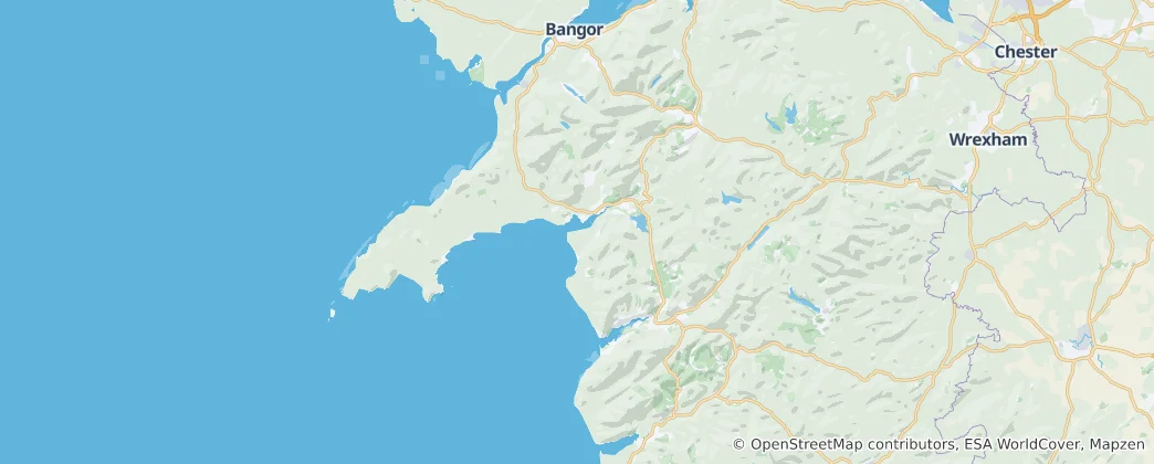 Gwynedd 지도