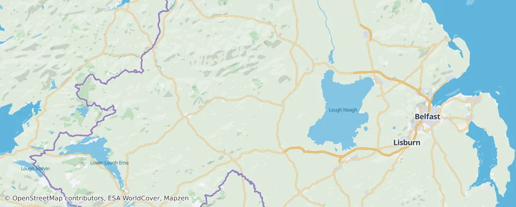 Map of Mid Ulster