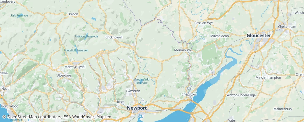 Monmouthshire — Mappa