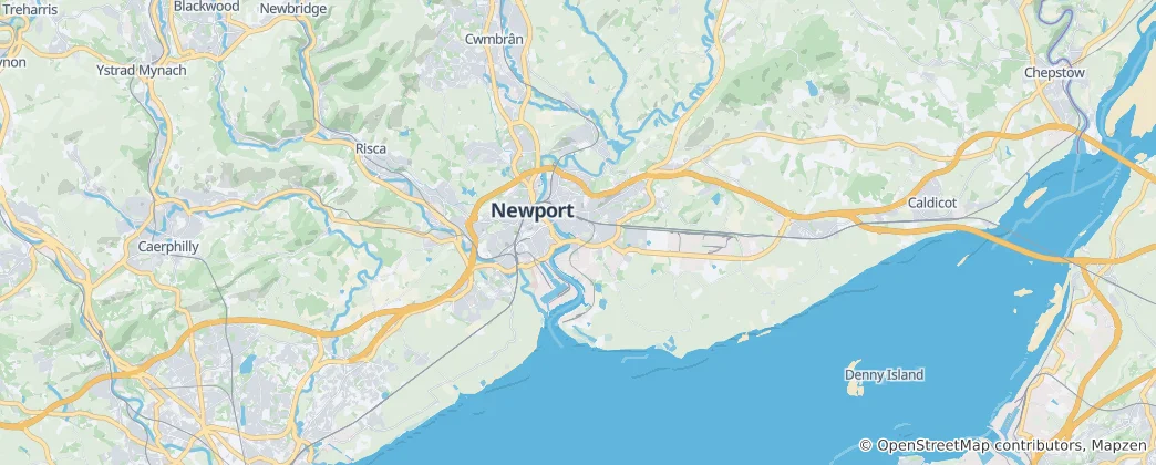 Mapa Newport