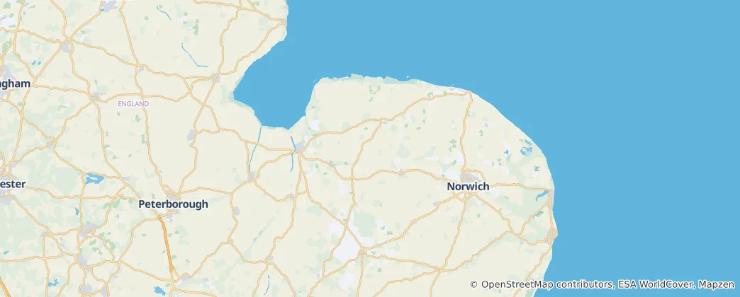 Norfolk 지도