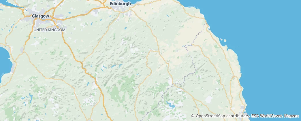 Borough of Berwick-upon-Tweed 지도