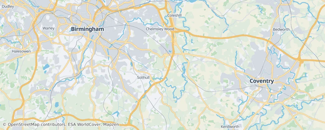 Solihull — Mappa