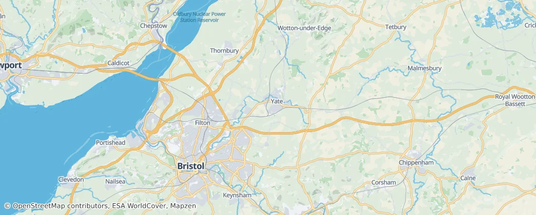 South Gloucestershire — 지도