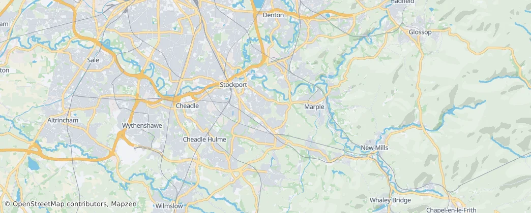 Stockport — mapa