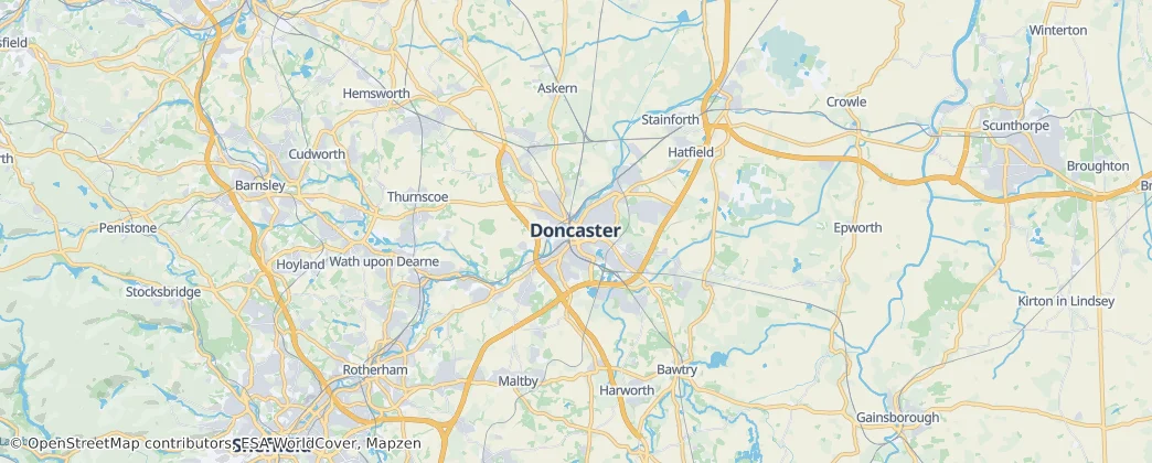 Doncaster — Map