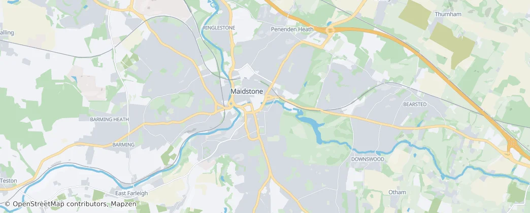 Maidstone — Mapa