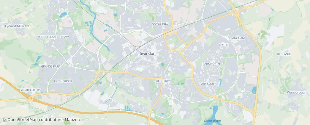 Swindon — Map
