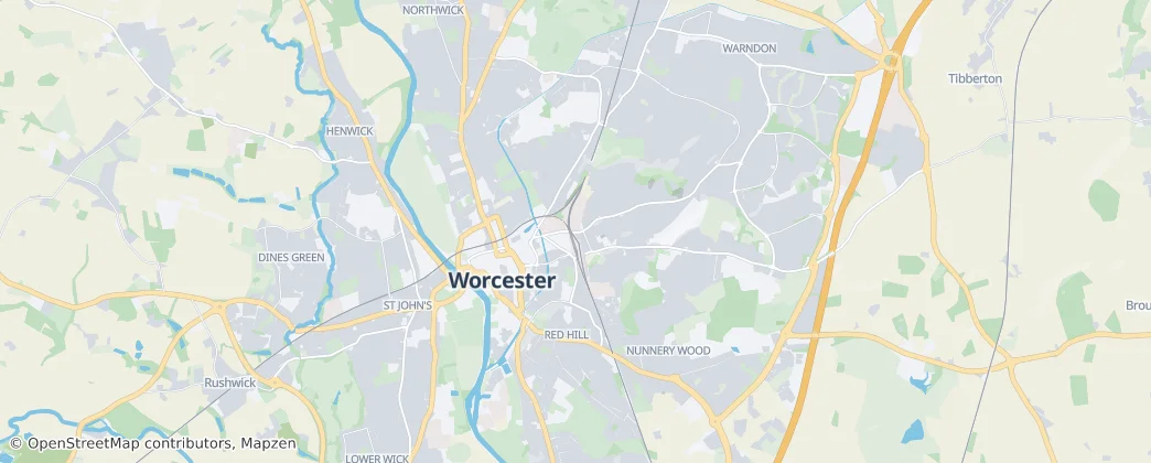 Worcester — 地图