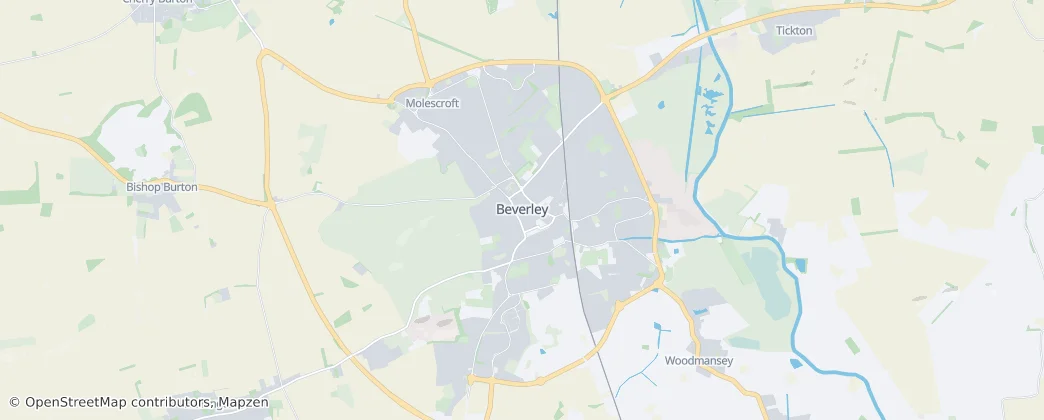 Beverley — карта