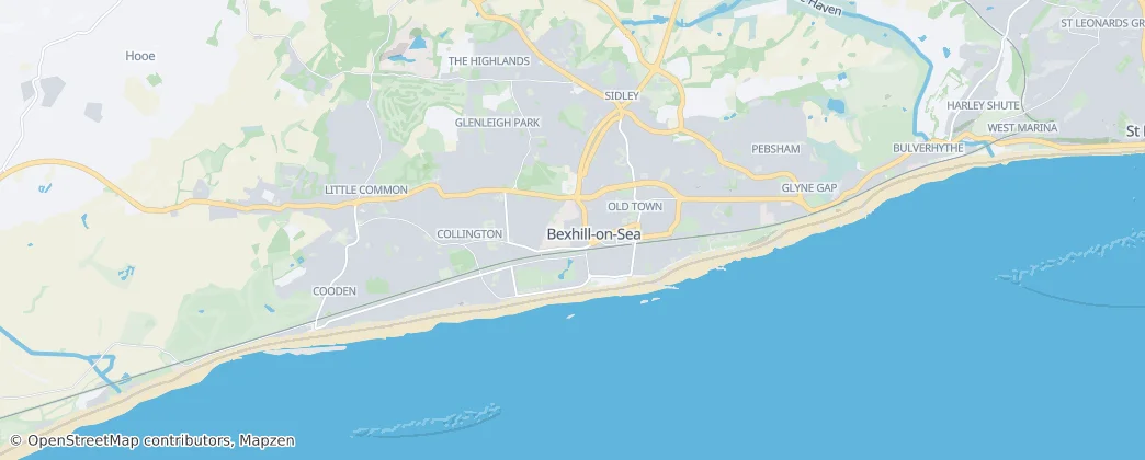 Bexhill-on-Sea — Mappa
