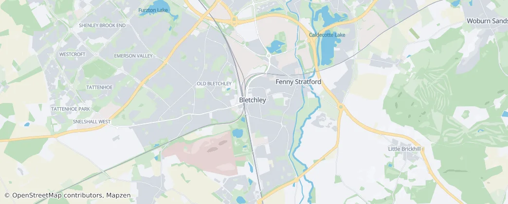 Bletchley — mapa