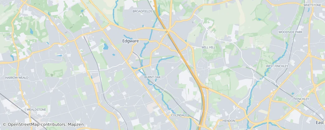 Burnt Oak — 地图