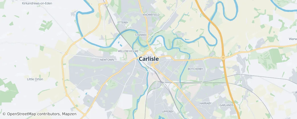 Carlisle — mapa