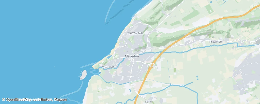 Clevedon — 지도