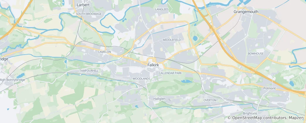 Mappa di Falkirk