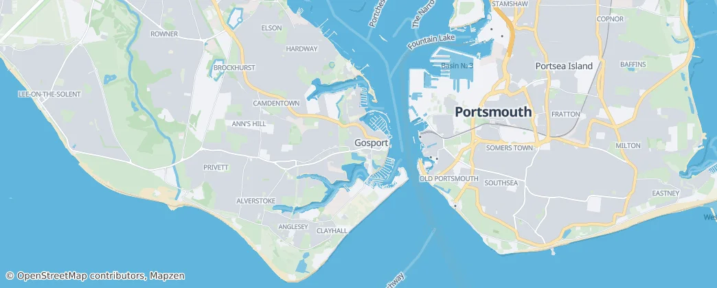 Gosport — Harita