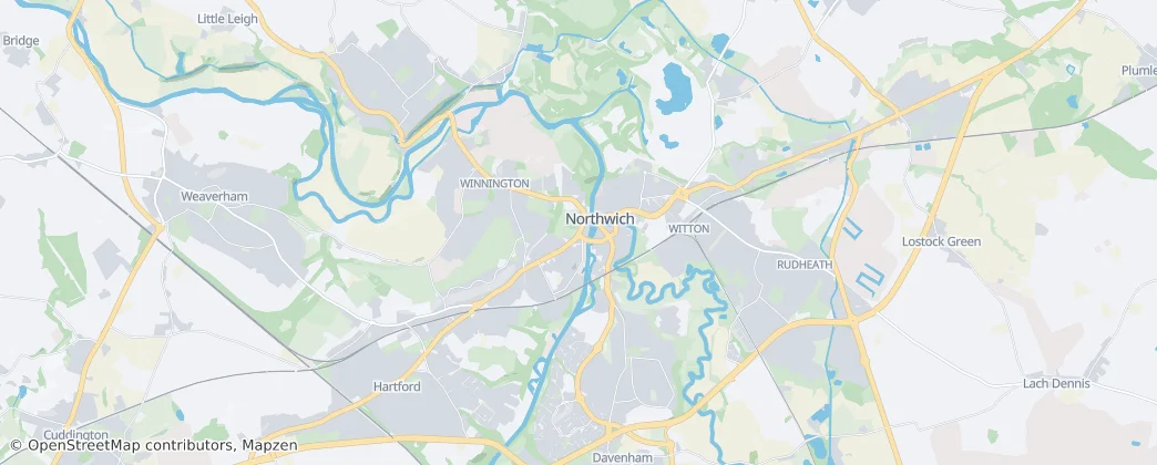 Northwich — 地图