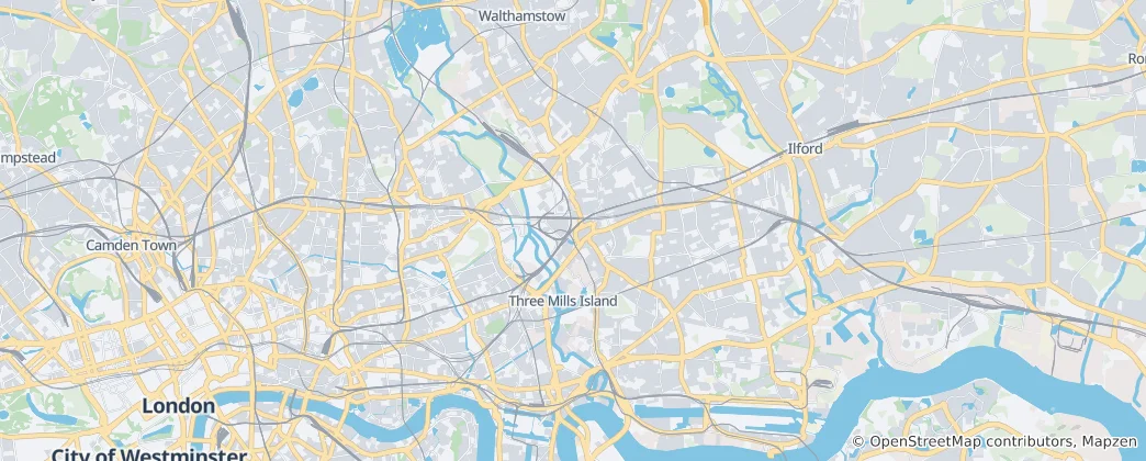 Mapa Stratford