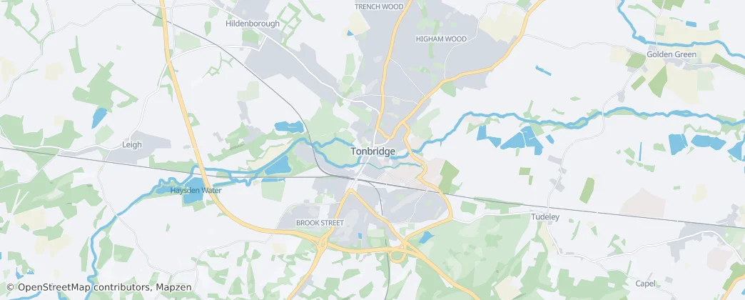 Tonbridge — Harita