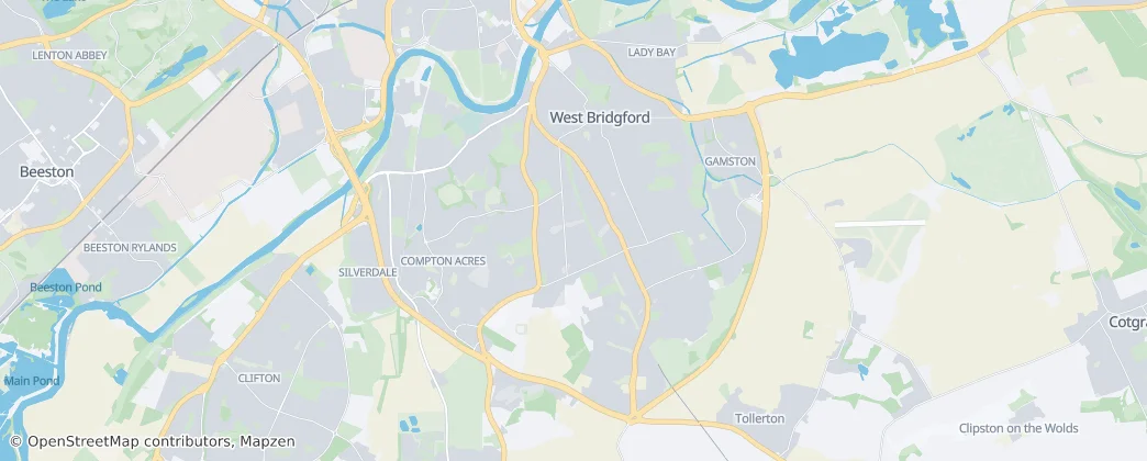 West Bridgford — Mappa