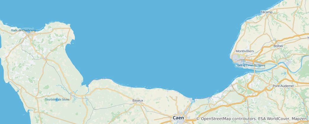 Mappa di Baie de la Seine