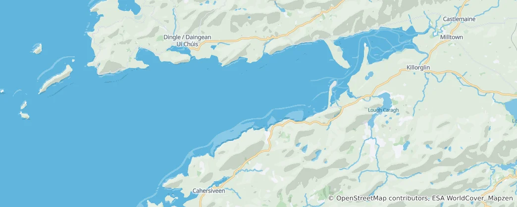 Karte von Dingle Bay