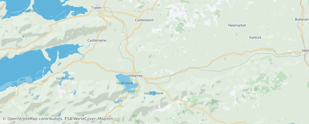 Map of Killarney Municipal District (2014-2019)