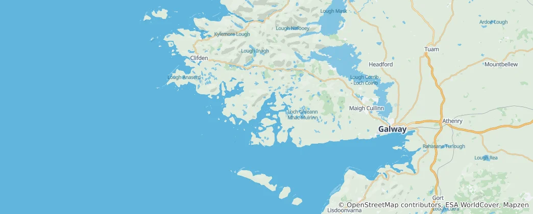 Mappa di Conamara Municipal District