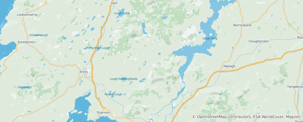 Mapa Killaloe Municipal District