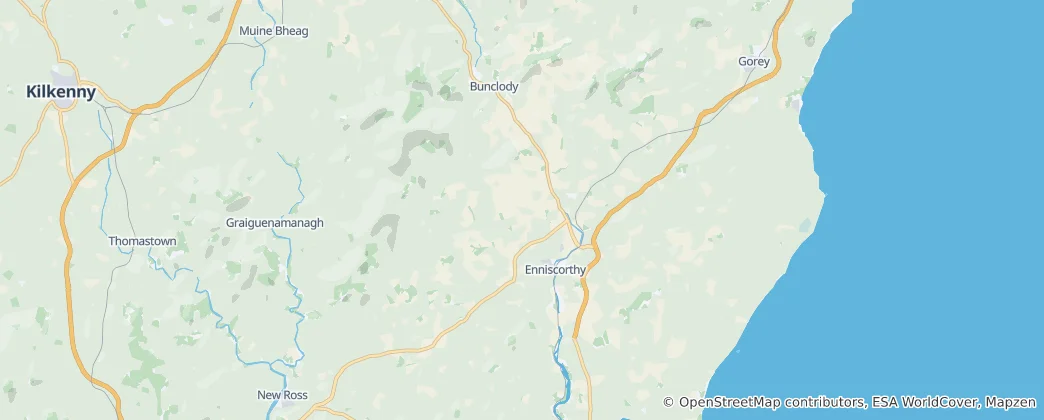 Mappa di The Municipal District of Enniscorthy