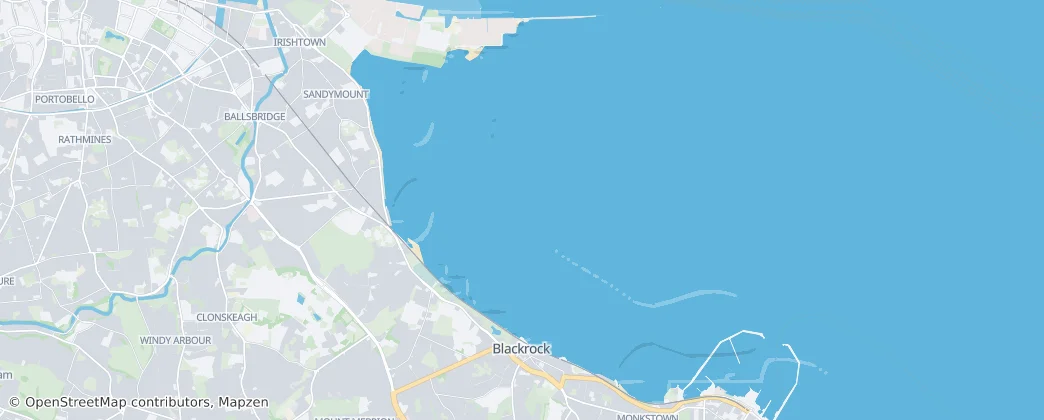 South Dublin Bay Special Area of Conservation — Map