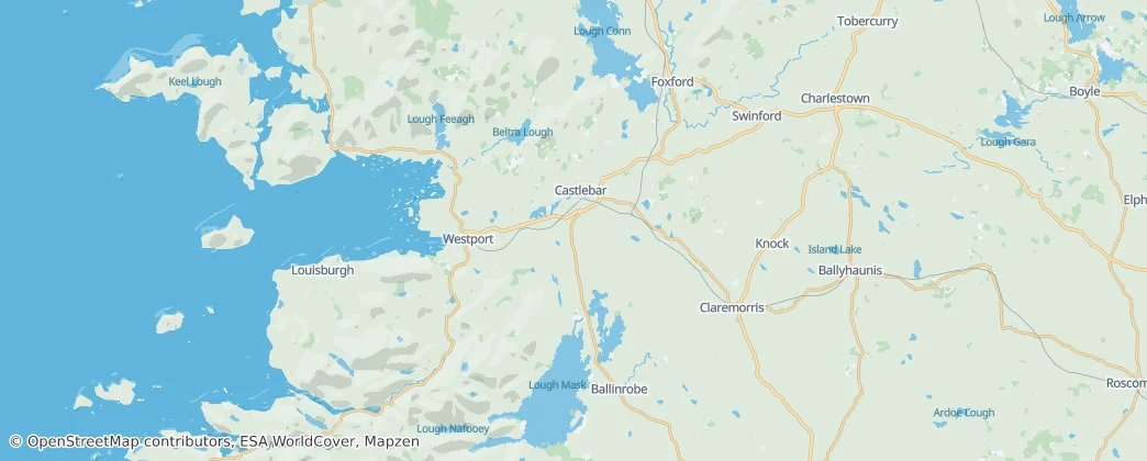 Castlebar Municipal District — Harita