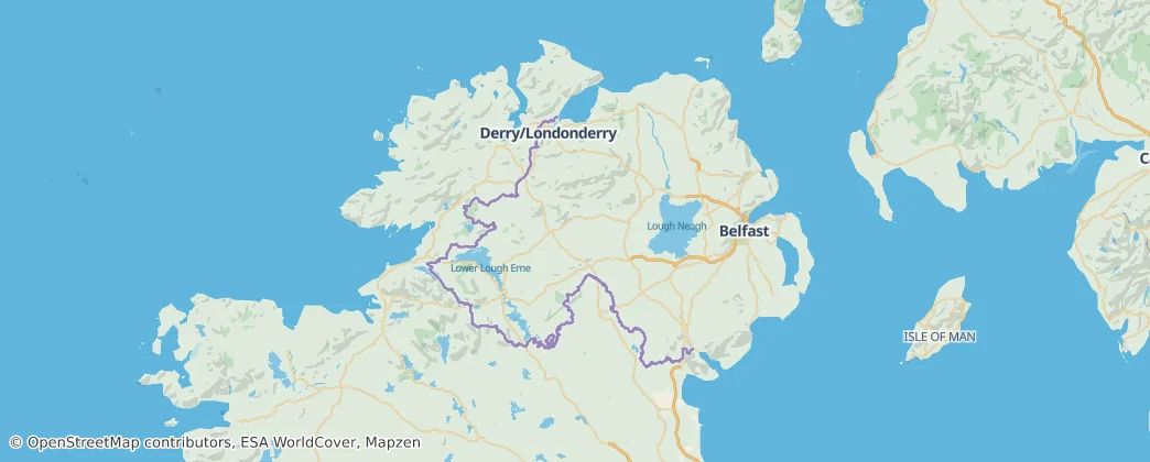 Map of Ulster