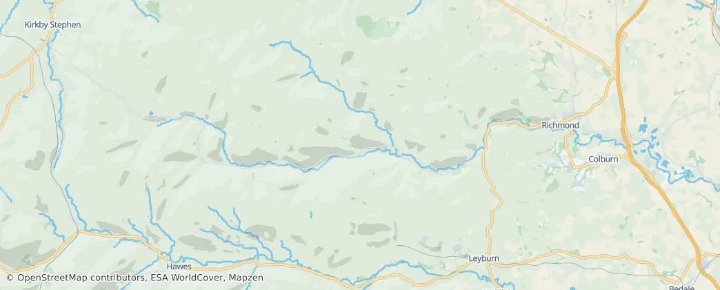 Swaledale — карта
