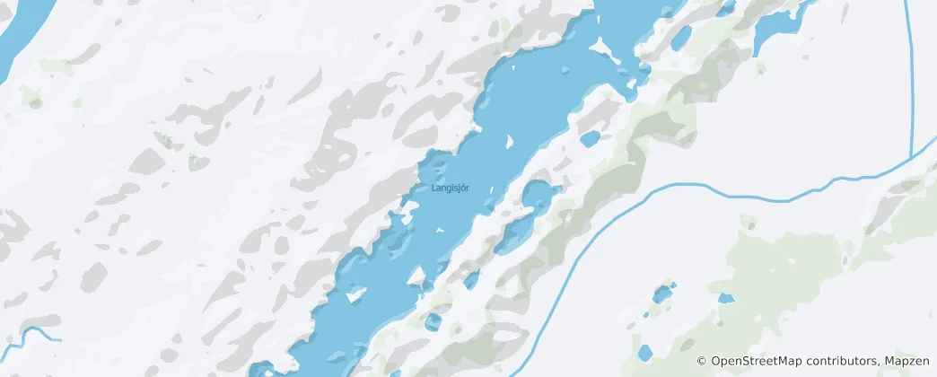 Langisjór 地图