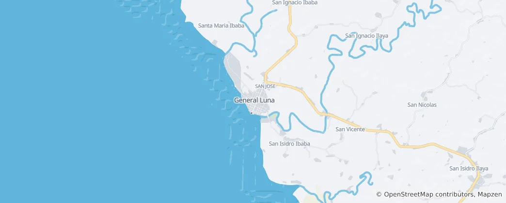 Mappa di General Luna