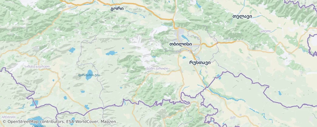 下卡尔特利 — 地图