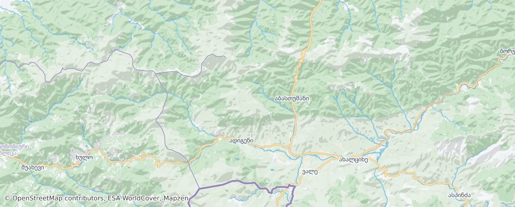 Adigeni Municipality — mapa