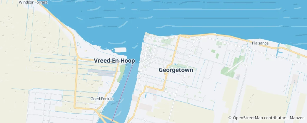 Map of Georgetown