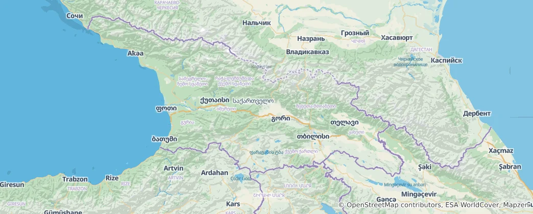 Map of Georgia