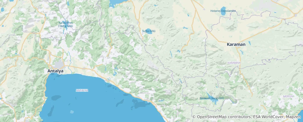 Térkép: Geyik Dağları