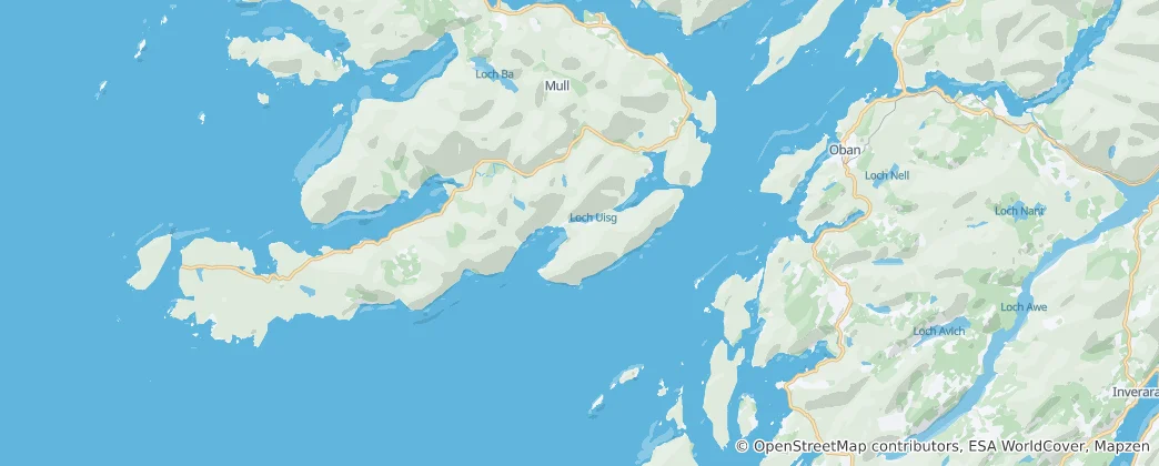 Mapa Loch Sunart to the Sound of Jura Marine Protected Area