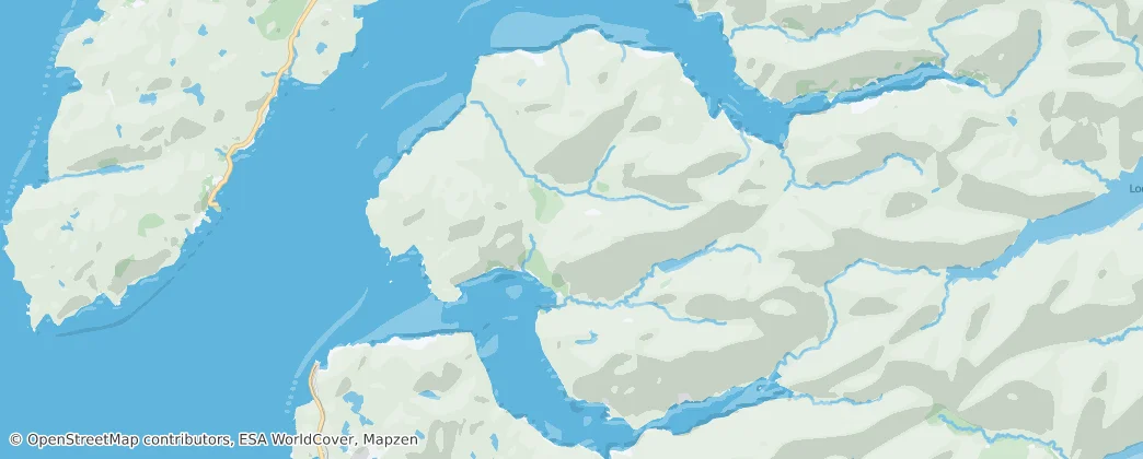 Knoydart — Mapa