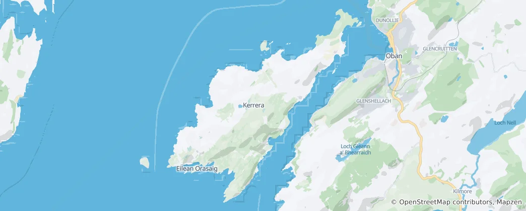 Mappa di Kerrera