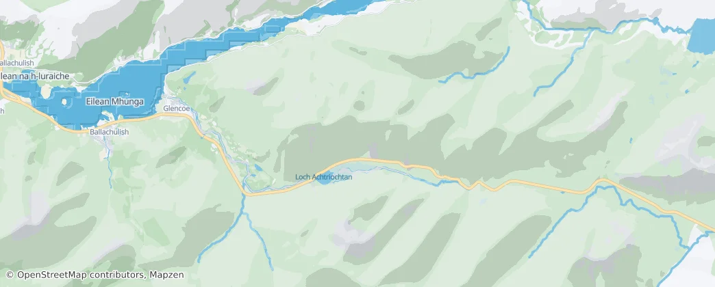 Mapa De Glen Coe