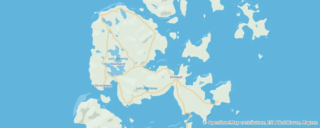 Mapa Mainland