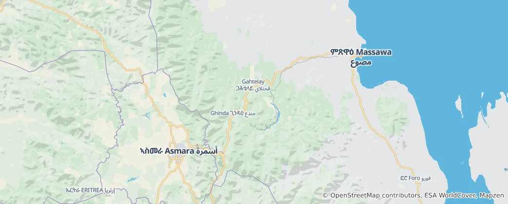 Map of Ghinda