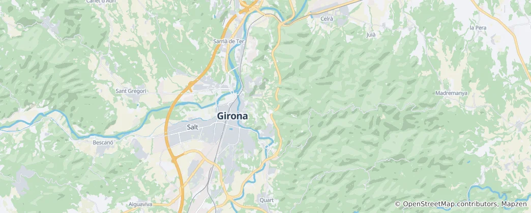 Mapa Girona